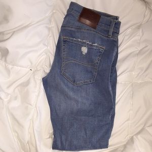 men’s hollister ripped skinny jeans